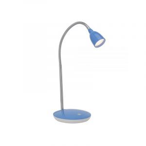 Plastic desk lamp blue, Kit, 3W, 3000K LED, with switch