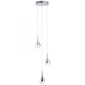 Classic pendant light chrome, Emma, 5W, 3000K LED