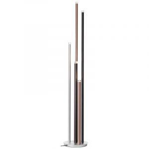 Modern floor lamp silver, Olivia, 4W, 3000K LED, with switch