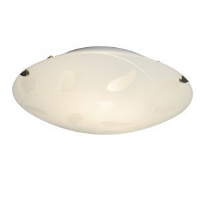 Glass flush ceiling light transparent, Alisson