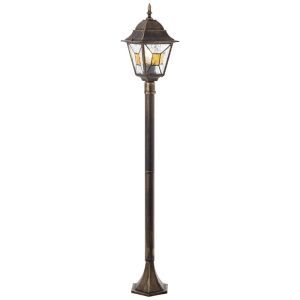 Classic outdoor light rust coloured, Levinus, IP44