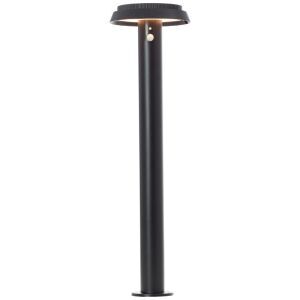 Metal solar outdoor floor lamp black, Ridvan, 4W, 3000K LED, IP44