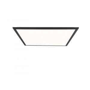 Modern LED panel ceiling light black, Lisa, 25W, adjustable light colour LED