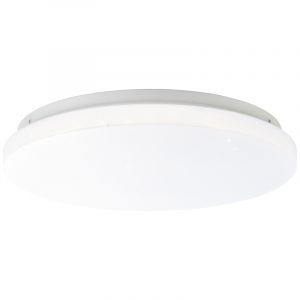 Plastic flush ceiling light white, Julie, 18W, 4000K LED