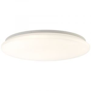 Plastic flush ceiling light white, Julie, 36W, adjustable light colour LED, with remote control