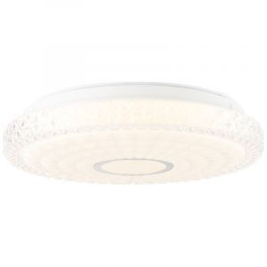 Design flush ceiling light chrome, Jenine, 12W, 3000K LED