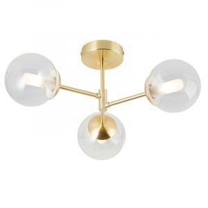 Design bathroom ceiling light gold, Ramon, IP44