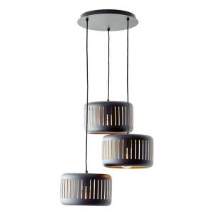 Industrial dining table hanging lamp black, Veronika