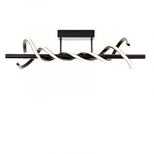 Modern ceiling light black, Quang, 16W, 3000K LED