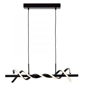 Modern pendant light black, Quang, 16W, 3000K LED