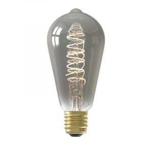 Gray Calex LED Edison lamp, E27, 4W, 1800K (extra atmospheric white), dimmable