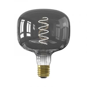 Gray Calex LED Filament lamp, pebble, E27, 2200K (extra attractive white), dimmable
