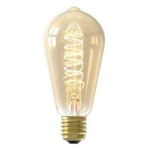 Dimmable Calex E27 LED Edison bulb amber, 3,8W, 2100K