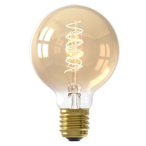 Dimmable Calex E27 LED filament bulb amber, 3,8W, 2100K