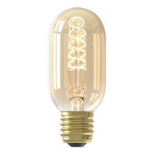 Dimmable Calex E27 LED tubular bulb amber, 5,5W, 2100K