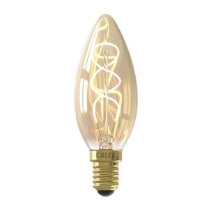 Dimmable Calex E14 LED candle bulb amber, 2,5W, 2100K