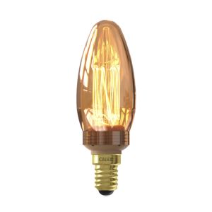 Dimmable Calex E14 LED candle bulb amber, 2,3W, 1800K