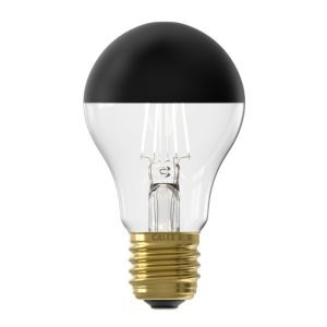 Dimmable Calex E27 LED crown bulb black, 4W, 1800K