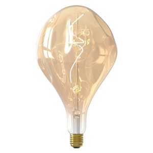 Dimmable Calex E27 LED filament bulb amber, 6W, 1800K