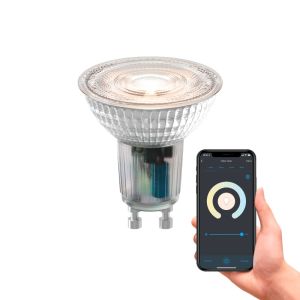 Calex smart LED bulb GU10, 4,9W, 2200-4000K