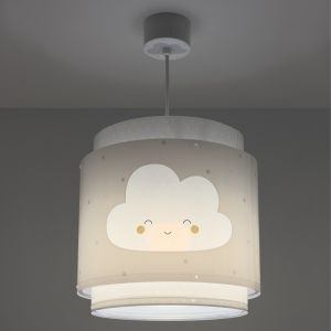 Grey children's pendant light plastic, Dreams