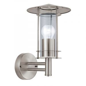 Silver modern outdoor light stainless steel, Arabella, IP44