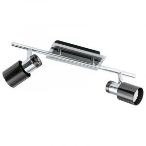 Nickel retro ceiling spotlight steel, Nicolas