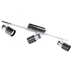 Nickel retro ceiling spotlight steel, Nicolas