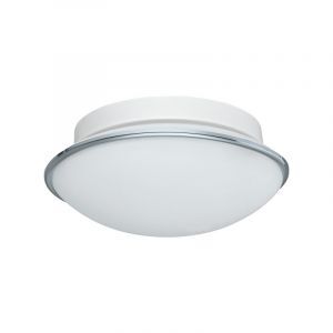 Chrome wall light steel, Nicoletta, IP44