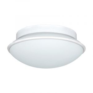 White wall light steel, Nicoletta, IP44