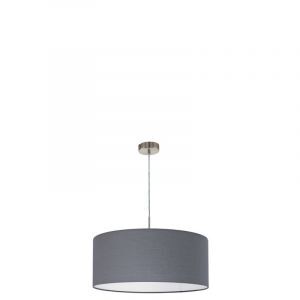 Grey modern pendant light fabric, Abano