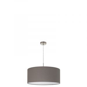 Anthracite modern pendant light fabric, Abano