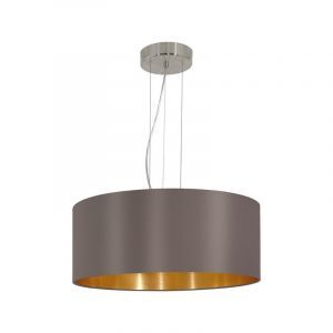 Brown modern pendant light fabric, Terme