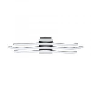 Chrome modern ceiling light plastic, Therese, 26W, 3000K LED