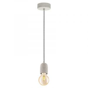 Grey pendant light metal, Christel