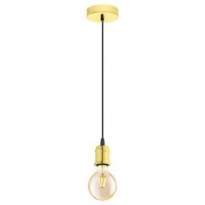 Brass vintage pendant light metal, Christel