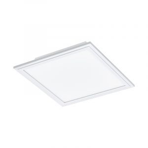 White modern flush ceiling light aluminium, Cathy, 16W, 4000K LED