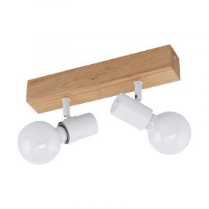 Wood ceiling spotlight brown, Anton