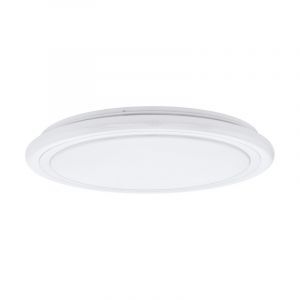 White flush ceiling light steel, Elseline, 40W, adjustable light colour LED