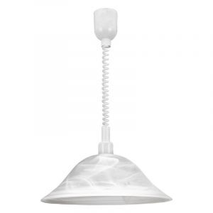 White pendant light glass, Klaas