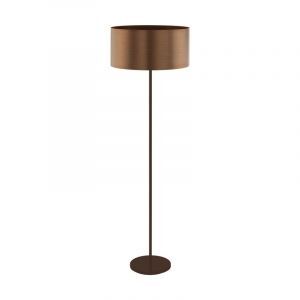 Brown design floor lamp plastic, Noor, with switch