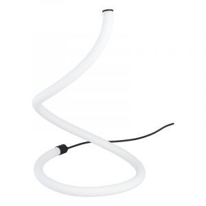 Black modern table lamp plastic, Allal, 10W, 3000K LED, with switch