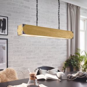 Wooden pendant light, Katrijn