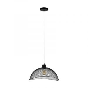Black industrial pendant light steel, Ritish