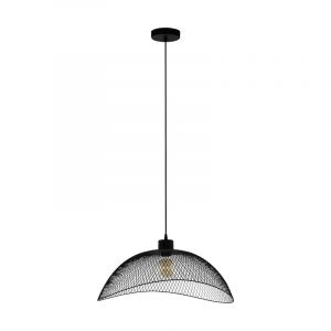 Black industrial pendant light steel, Ritish