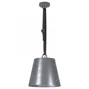 Grey industrial pendant light steel, Maichel
