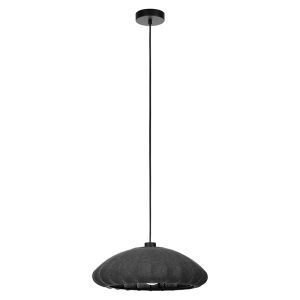 Grey pendant light fabric, Benji