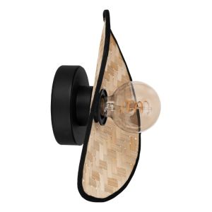 Brown rustic wall light wood, Jillah