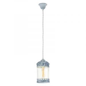Grey retro pendant light glass, Abdelouahid