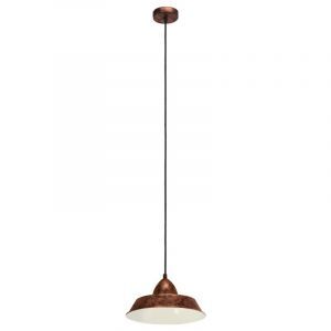 Copper industrial pendant light metal, Acuto